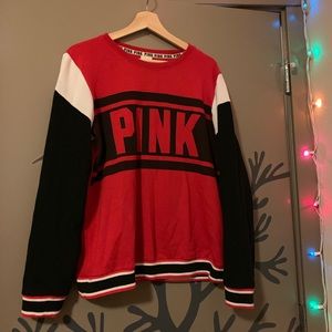 Victoria’s Secret Pink Red Logo Sweater